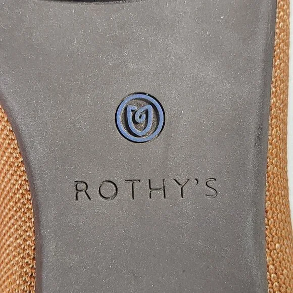 ROTHYS The Point Ballet Flat In Fawn Size W7.5 - Picture 9 of 13